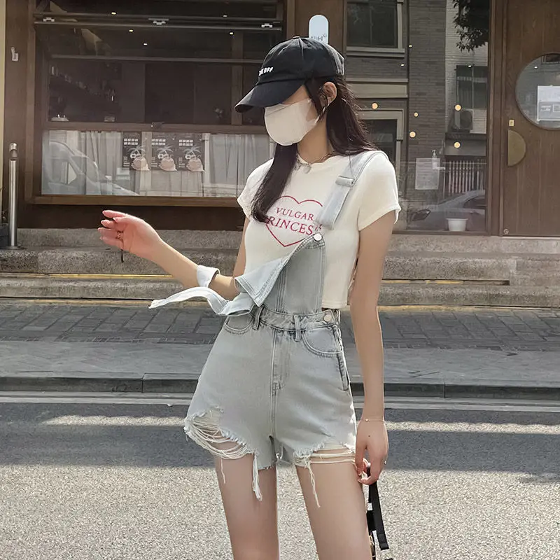 

Women's Rompers Playsuits Ladies Tiedye Distressed Eyelet Wrapped Slit Skew Fulllength Washed Patterns Junior Anklelength Laceup