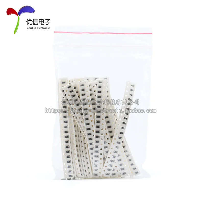 Component Pack 1206 SMD Resistor Pack 15K-220K 5% A total of 25 kinds, 20 of each