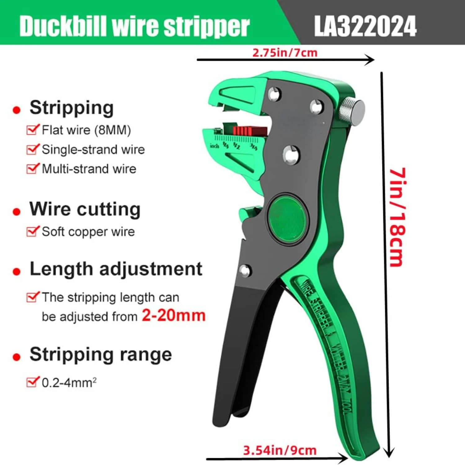 High-Quality Versatile Essential Wire Cutter and Stripper - Reliable Advanced Handy Electrical and Automotive Tool - Multifuncti