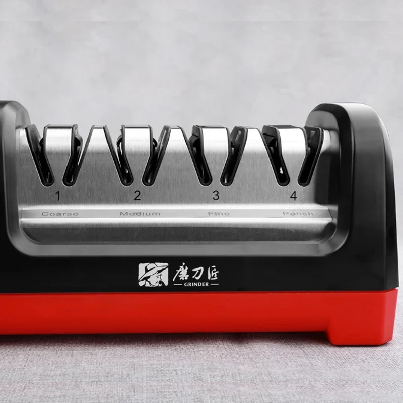 TAIDEA Professional 4-Stage Diamond Electric Knife Sharpener Precision Sharpening for Kitchen Hunting & Chef’s Knives Heavy