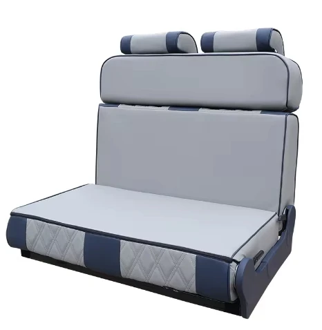 Comfortable Folding RV Camper Van Sofa Seat Bed 2 Passenger Seats for Motorhomes view 5