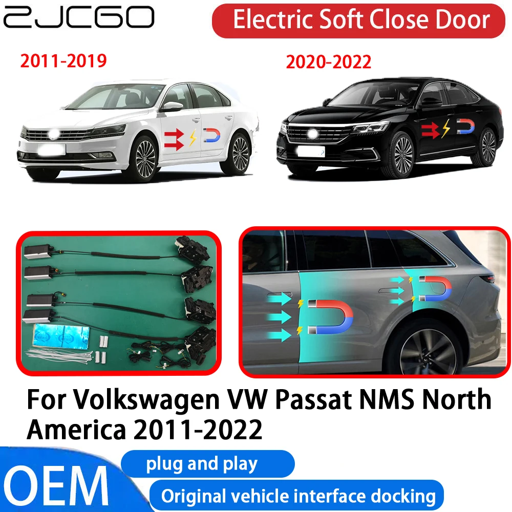 

for Volkswagen VW Passat NMS North America 2011-2022 Car Automatic Electric Soft Close Door Closer System OEM Plug and Play