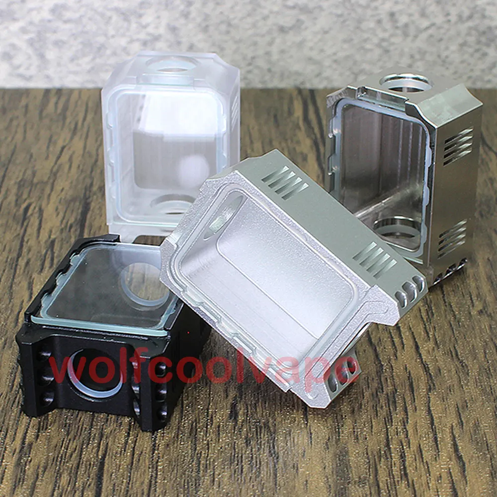 

Электронная сигарета Wolfcoolvape 415BT V3 с баком Boro для BB/заготовки AIO Box Mod Kit, серебристый и алюминий
