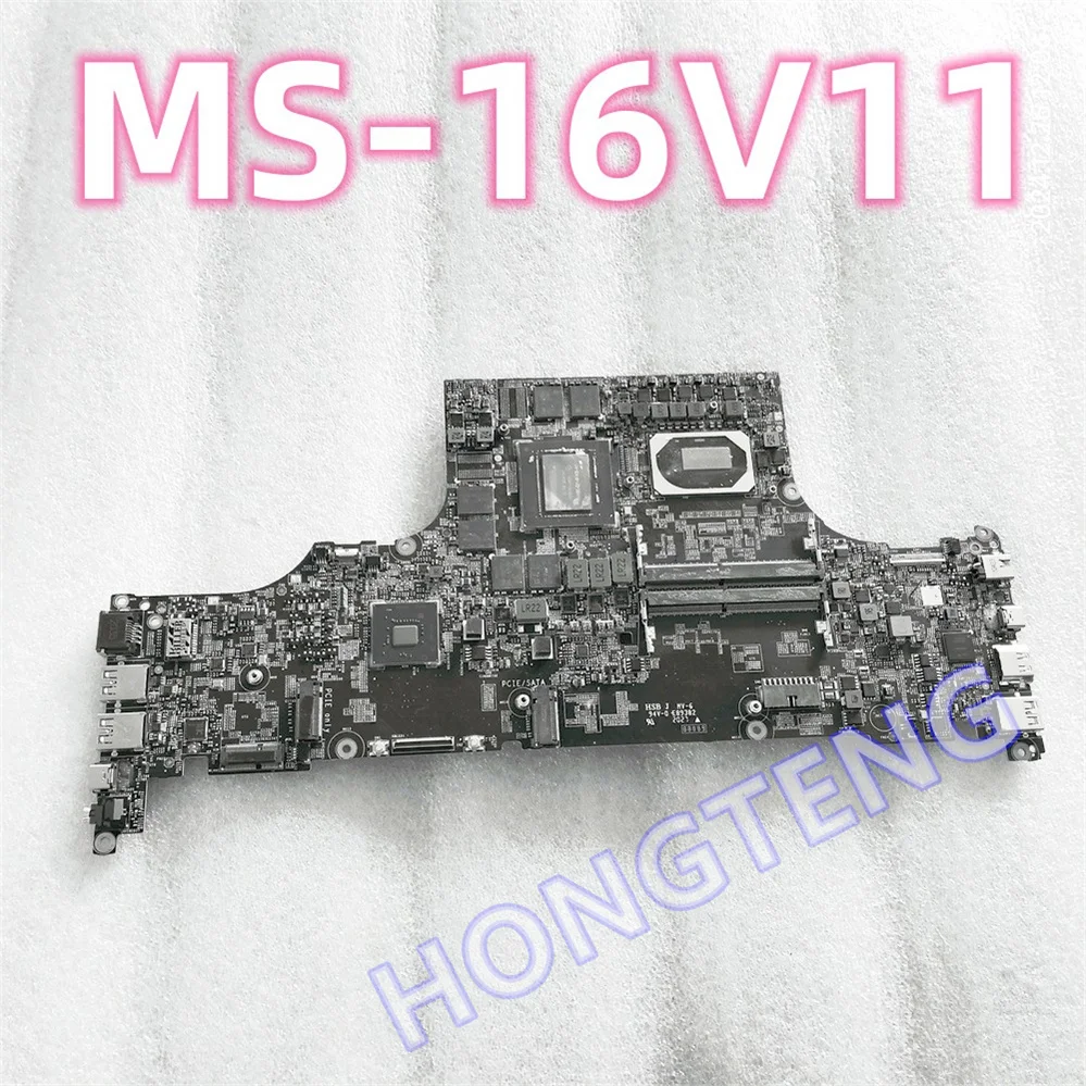 

MS-16V11 ДЛЯ MSI GS66 Stealth 10SF Материнская плата для ноутбука серии С i7-10750H 2,6 ГГц SRH8Q И RTX2060M ТЕСТ ОК