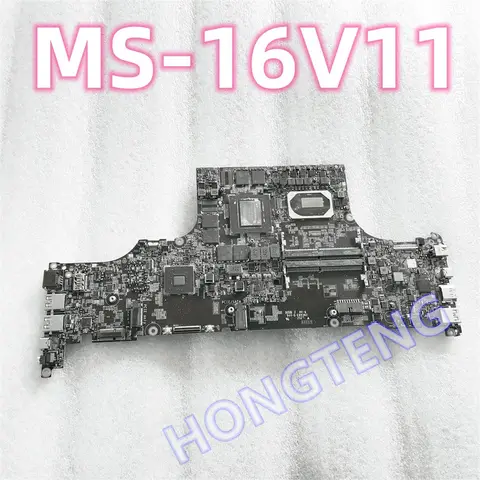 MS-16V11 FOR MSI GS66 Stealth 10SF Series LAPTOP MOTHERBOARD WITH i7-10750H 2.6GHz SRH8Q AND RTX2060M TEST OK