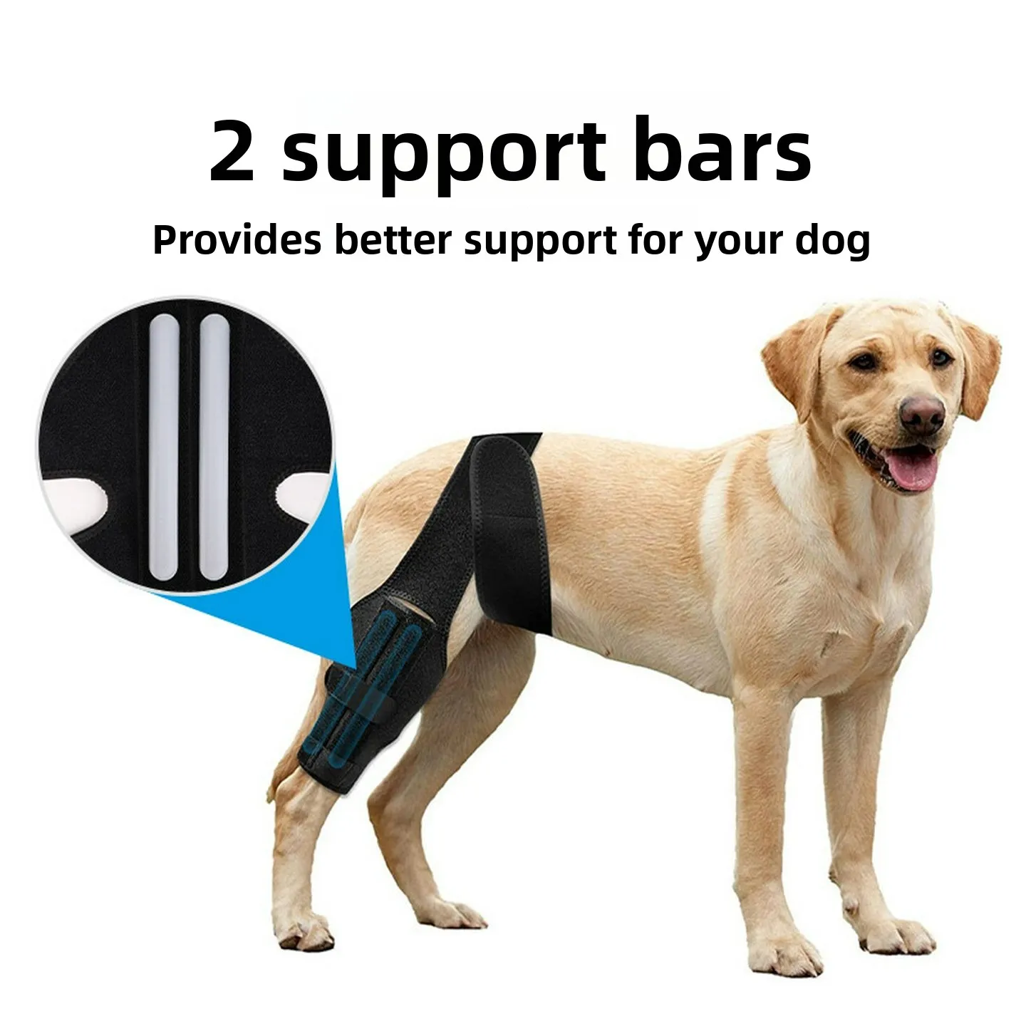 Ochraniacz na kolano dla psa po operacji, opaska podtrzymująca nogę, ochrona stawów, stabilizator kości nogi, sprzęt sportowy dla psa zapobiegający otarciom.