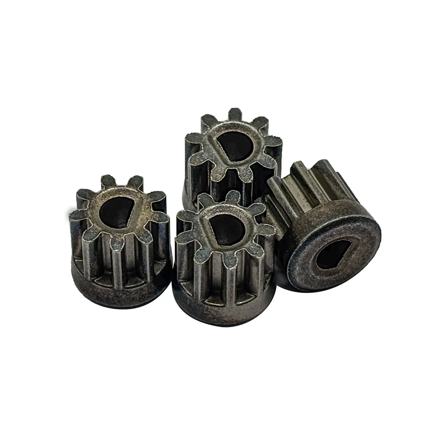 4pcs 9 Tooth D Type Aluminum Cast Iron Gear Brown 8x7mm Lightweight Replacement Part For For Battery Pressure Washer Electric Cl