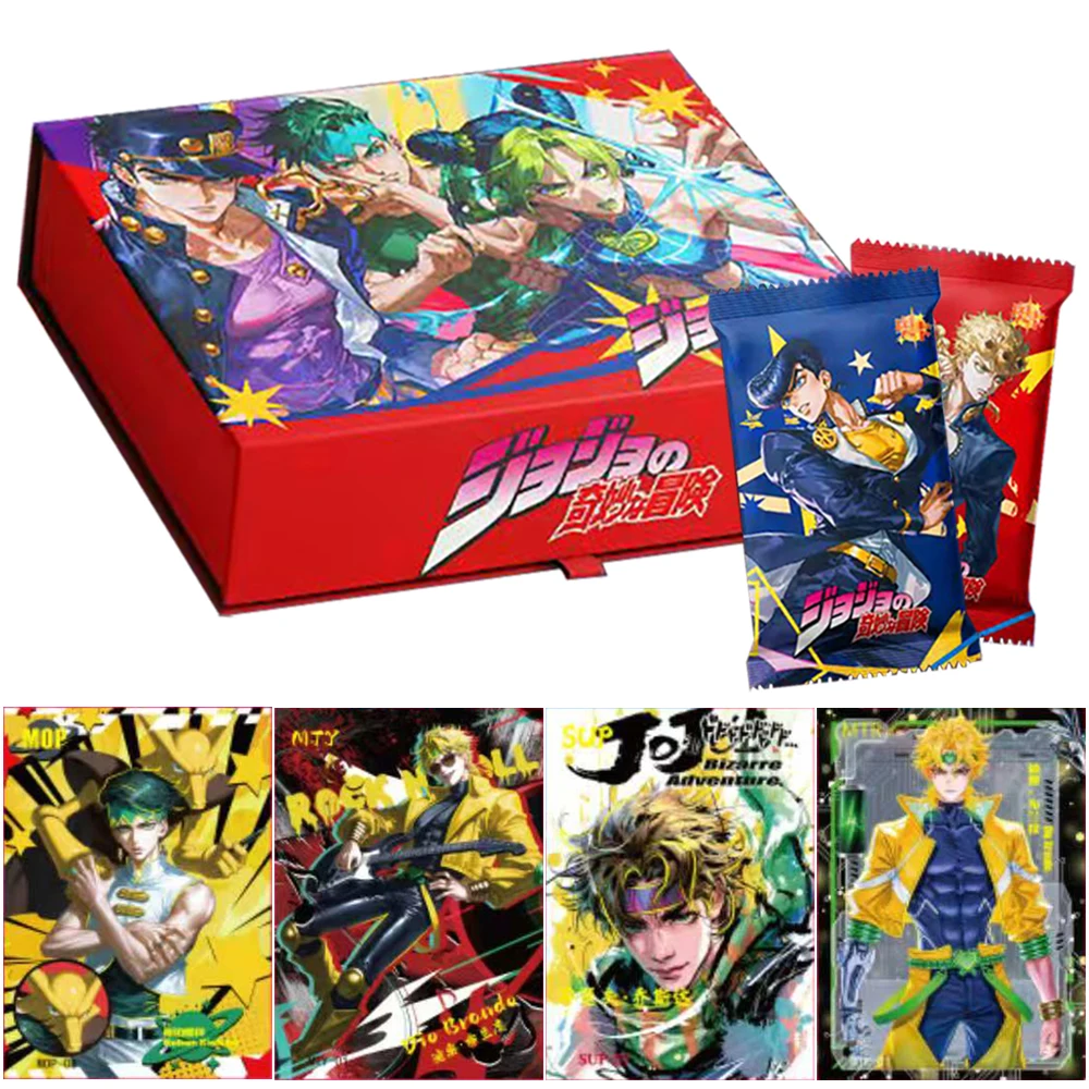 

JoJo's Bizarre Adventure Collection Card Superpower Hot Blooded Anime Exquisite Colorful Laser Ticket Series Cards Accessories
