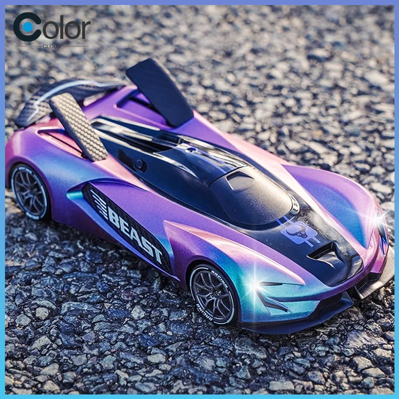 

Sg208pro 4wd Rc Drift Car 360 Spin Dual Color Gradient Body With Rear Wing Remote Control Stunt Toy For Kids Adults High Speed