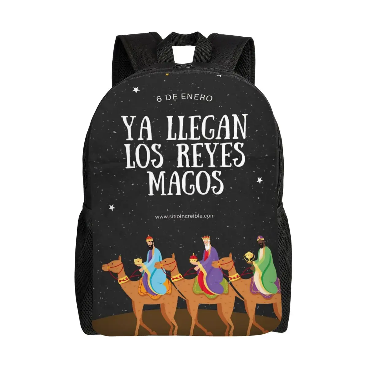 Children's Dia De Los Reyes Magos Backpack Preschool Kindergarten Backpacks Bag for Boys and Girls
