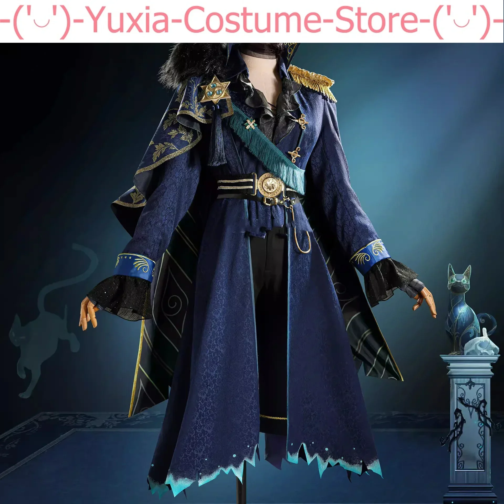 Identity V Hermit Alva Lorenz Chief Advisor October Celebration Rare Fashion Game Suit Cosplay Costume Halloween Outfit