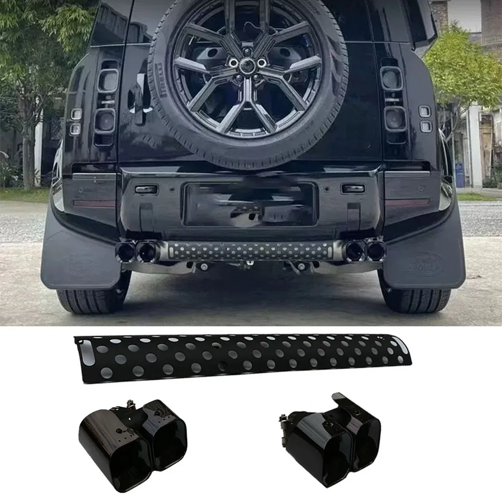 Tail Pipe Throat Dual Exhaust Accessories fit LR Defender 110 90 130 2020-2025