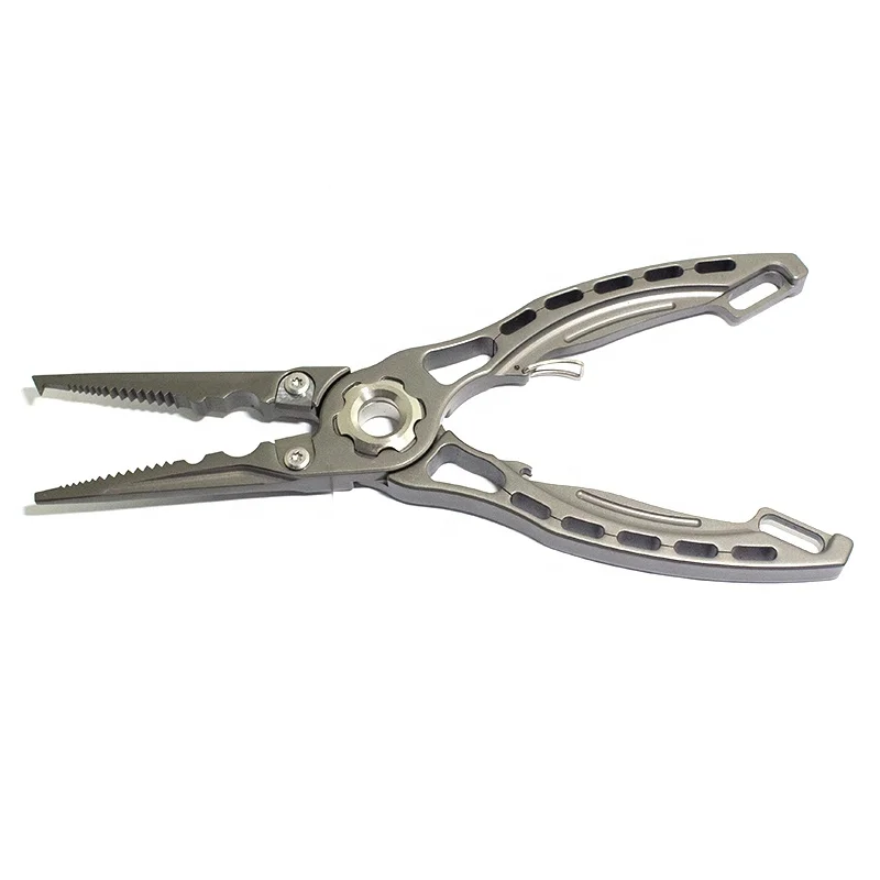 

Multifunctional Antirust Stainless Steel Self Locking Fishing Plier Cutter Scissors Fishing Tool