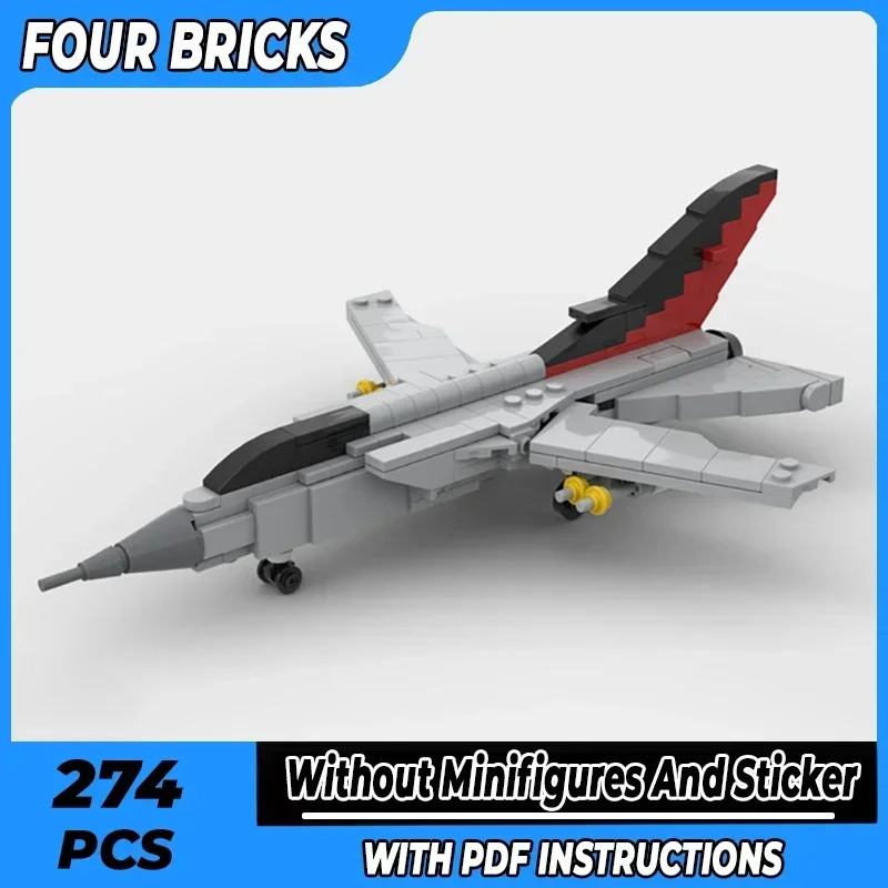 

Moc Building Bricks Модель военного истребителя 1:72 Торнадо ADV F.3 Технология Модульные блоки Подарки Рождественские игрушки Наборы «сделай сам» Сборка