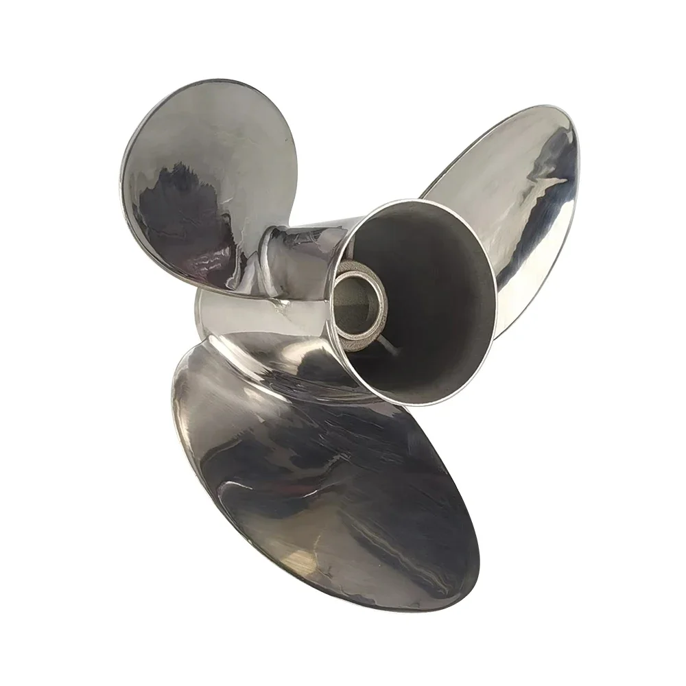 

New arrival 90hp three blade stainless steel underwater propeller for mercury outboard engine