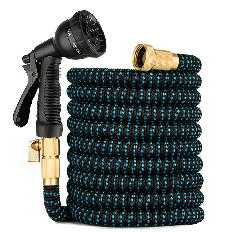 Garden Hose Watering High Pressure Water Gun US3/4 Joint Flexible Magic Telescopic Hose Car Wash Sprayer Cleaning Supplies