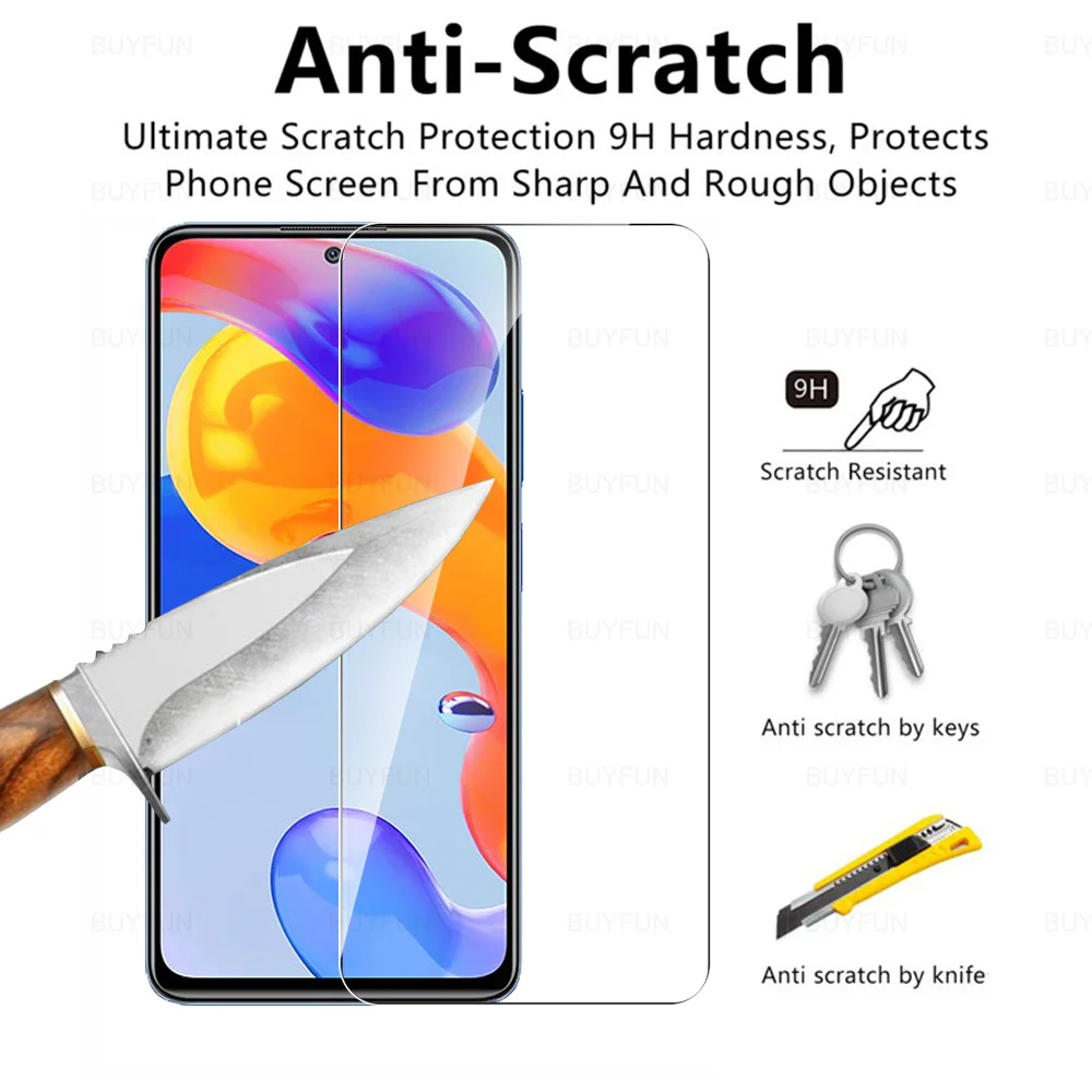 3PCS Protective Glass For Xiaomi Redmi Note 11 Pro 5G Screen Protector For Xiomi Redmi Note 11 Pro 4G 11S Tempered Film Cover