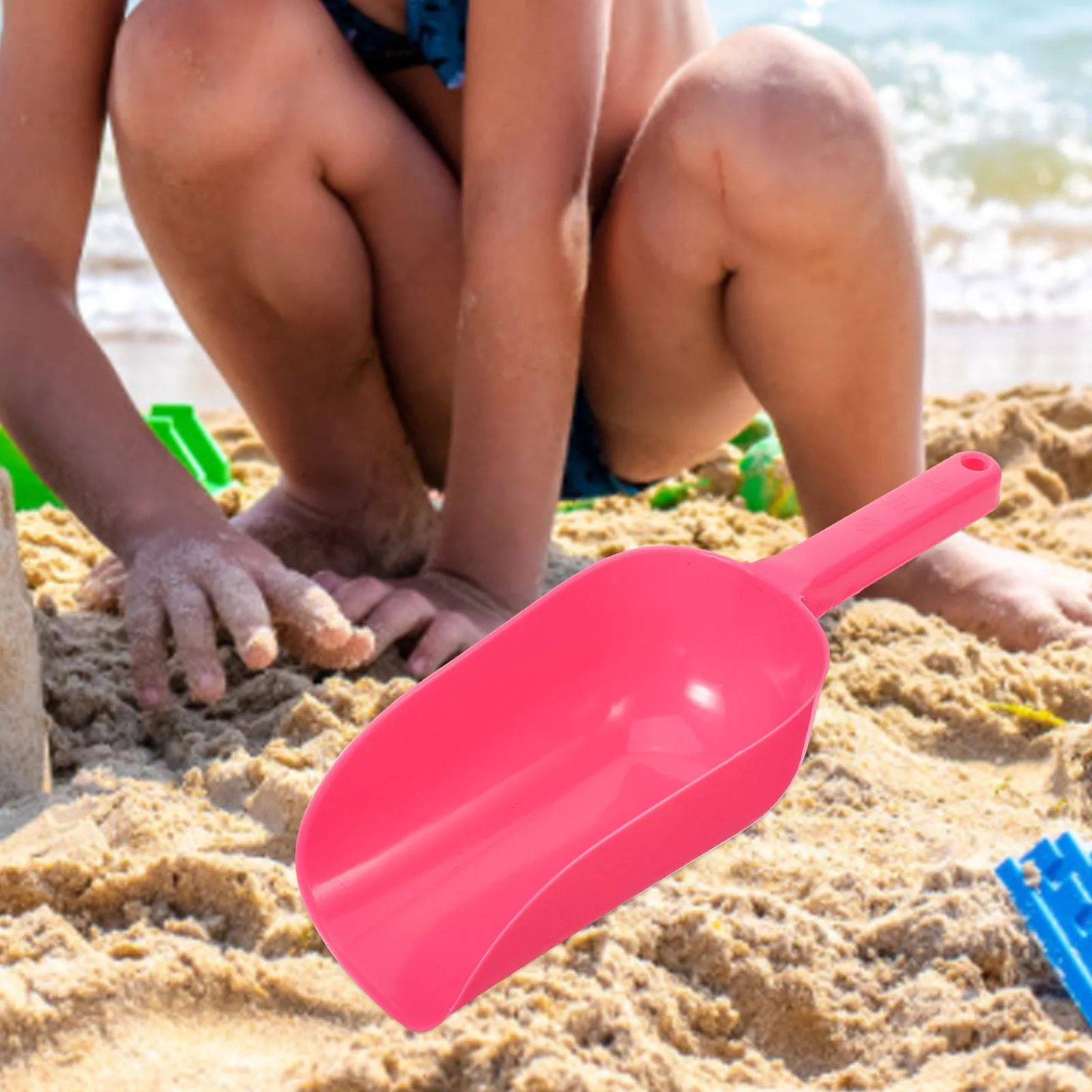 3 Pcs Outdoor Flat Head Snow Funny Toy Sand Shovels for Kids Plastic Child