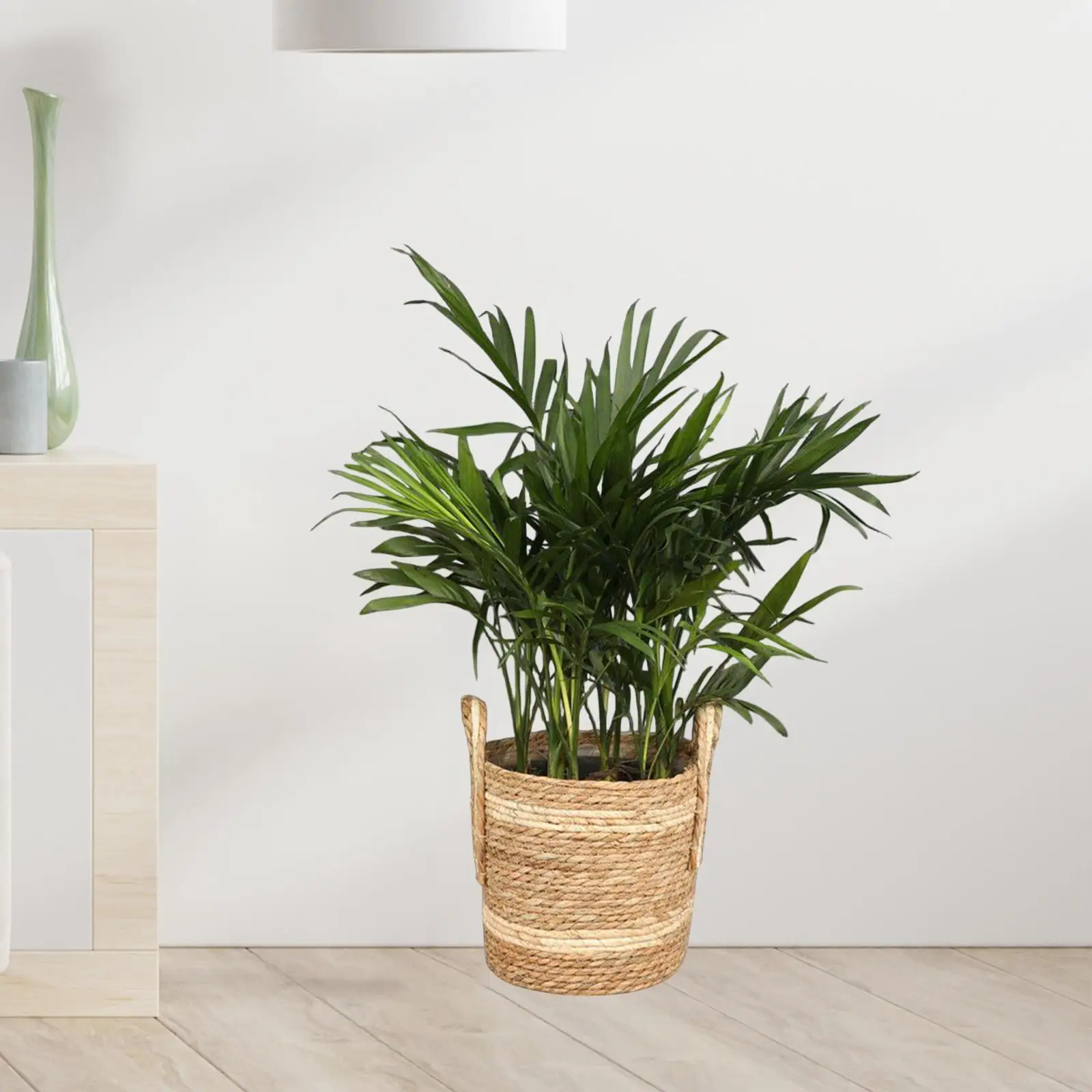 Woven Planter Basket Plant Container Organizer Plant Pot Holder Decorative Wrap