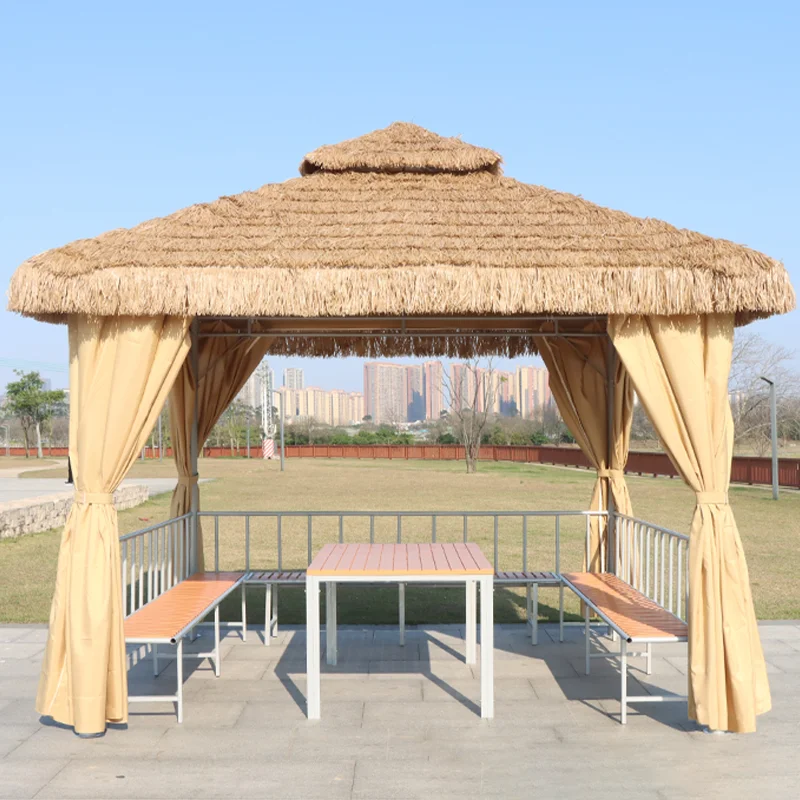 Aluminum Alloy Outdoor Pavilion, Leisure Sunshade, Villa Courtyard, Household Large Tent, European Style Rain Shelter, Sunroom