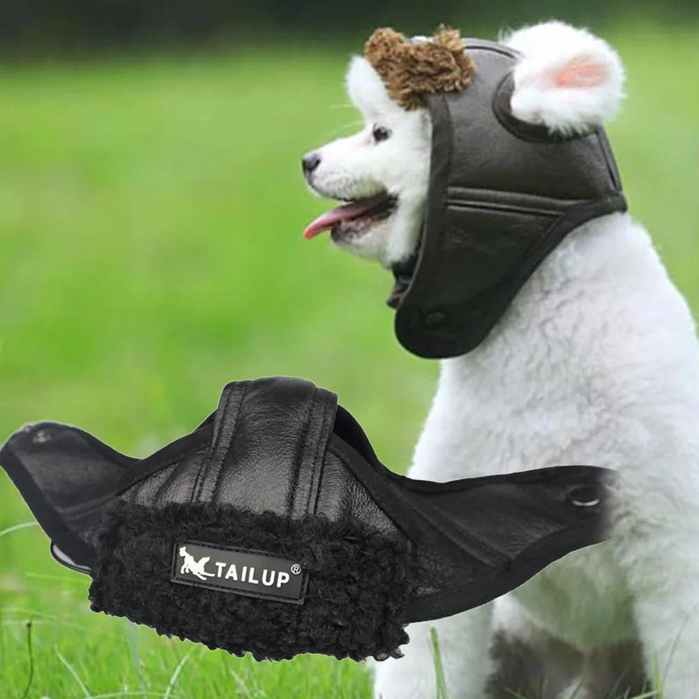 

Birthday Hat for Dogs Happy Cat Warm Winter Hats Sun Protection Pet Pilot Cap Festive Cats