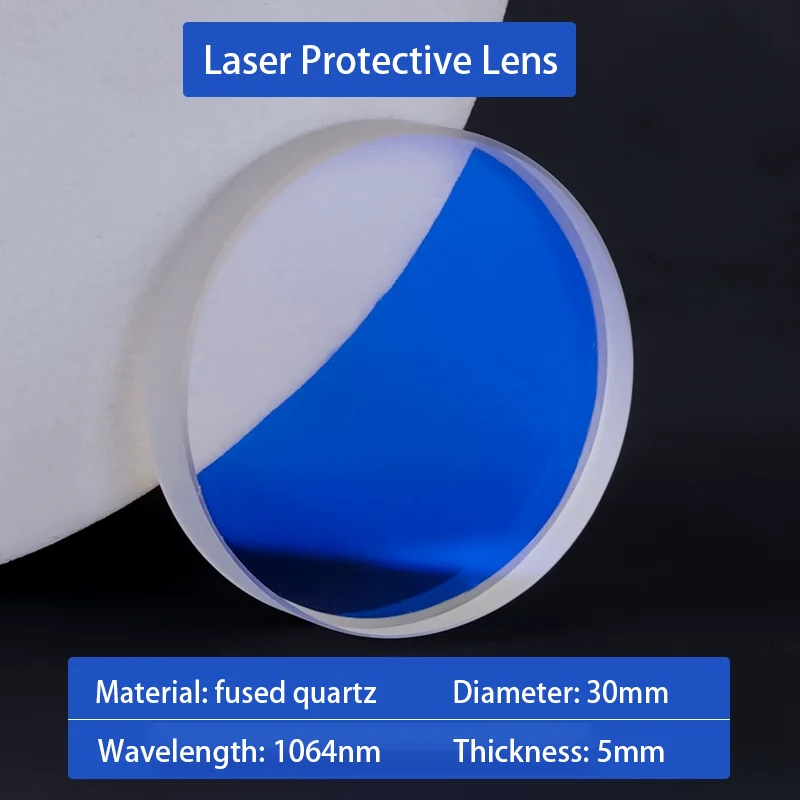 30x5 Laser Protective Lens 30*5 JGS1 Windows Lens For SUP22C BWT30 Raytools WSX Ospri Precitec Bodor Laser Cutting/Cleaning Head