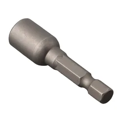 2 pçs soquete de driver de porca magnética 6 7 8 9 10 11 12 13mm 1/4 polegada hex haste para brocas elétricas chave de fenda ferramentas manuais acessórios