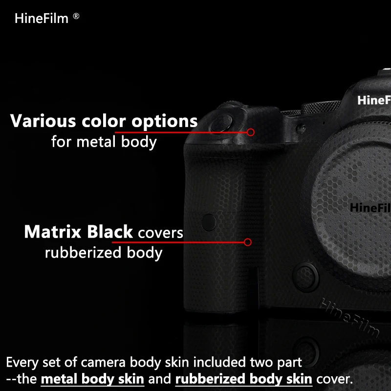 Hinefilm Skin для R6, чехол для камеры, защитная пленка от царапин для Canon EOS R6, защитная наклейка премиум-класса EOSR6, наклейка CanonR6