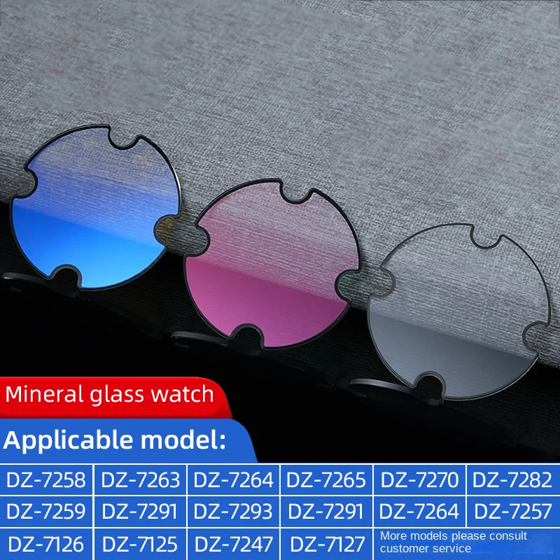 47mm glass for Diesel DZ7257 DZ7258 DZ7264 DZ7291 DZ7270 DZ7127 DZ7293 DZ7259 Mineral mirror replacement parts 47mmx1.8 lenses