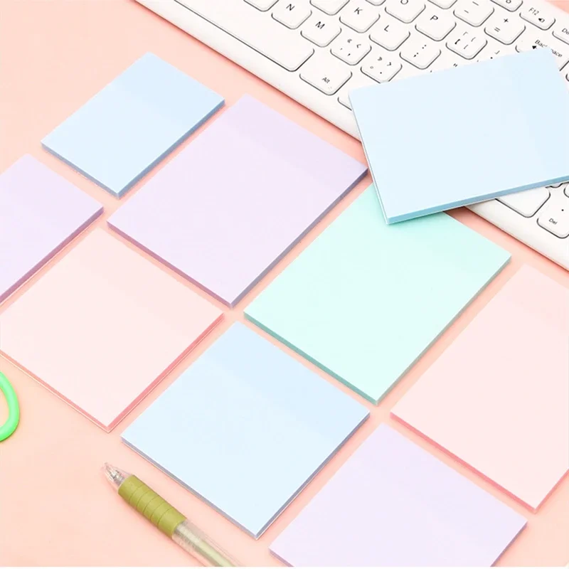 50 ورقة ملونة شفافة مثبت ملاحظات منصات يضع ملصقات نشرها مذكرة المفكرة دفتر مدرسة مكتب رسالة ورقة ملصق #5
