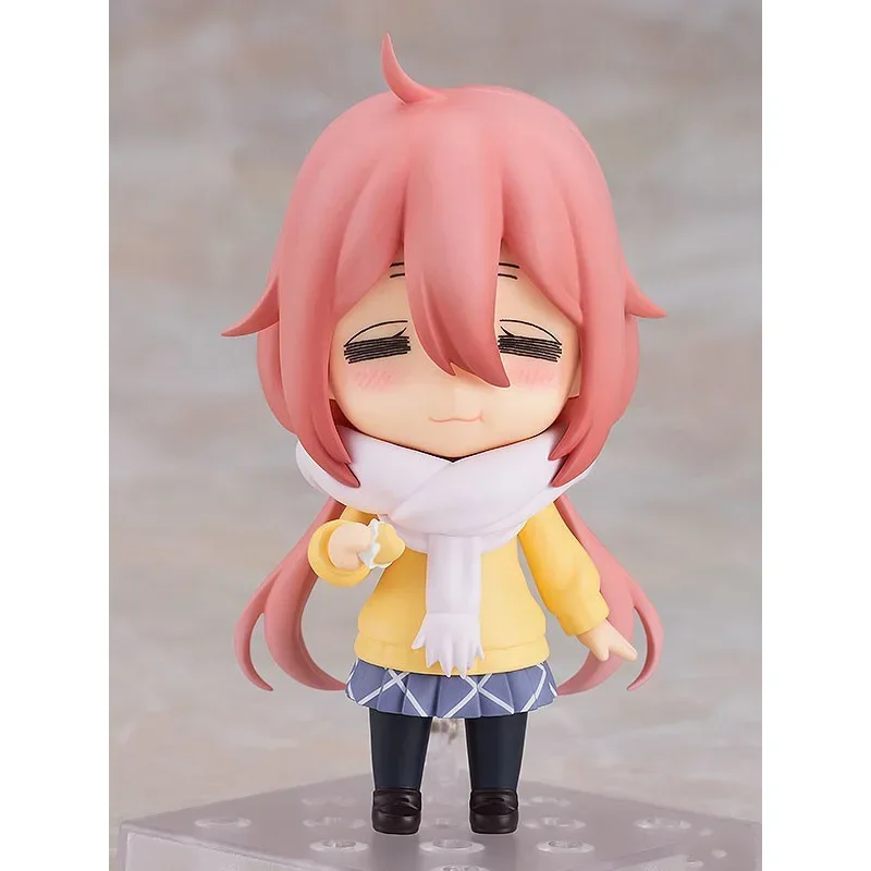 Original Genuine Max Factory Nendoroid 2189 Yuru Camp Nadeshiko Kagamihara: School Uniform Ver 10CM Action Figure Model Toy Gift