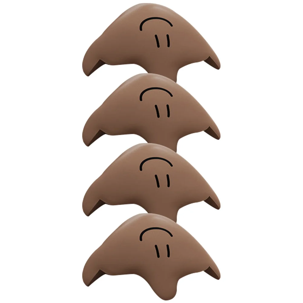 

4 шт., прозрачные кукурузные защитные уголки для детей, простая установка, угловые бамперы для стола, края домашней мебели