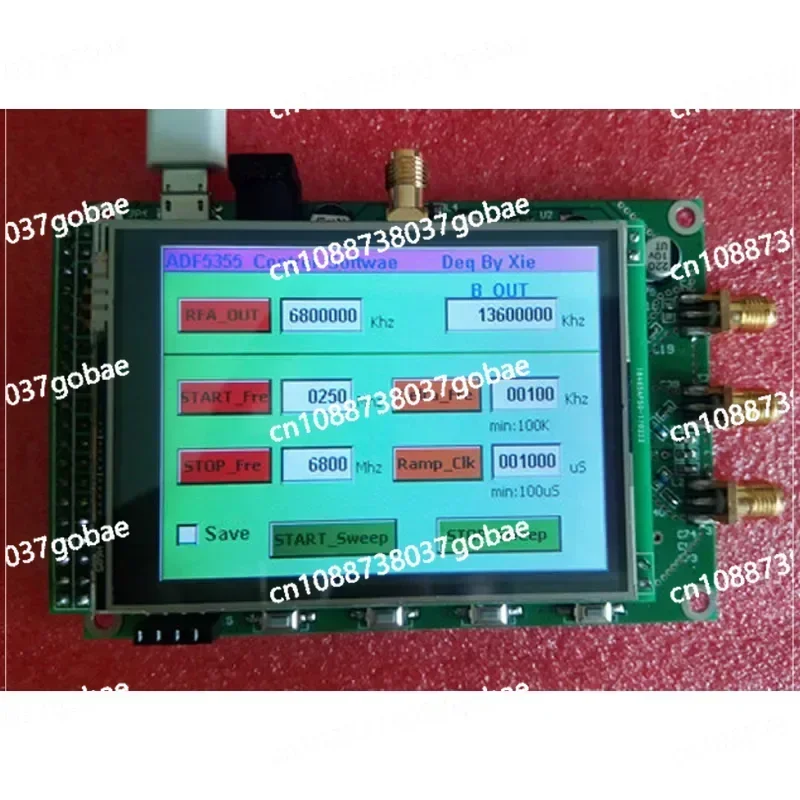 Color screen module sweep frequency signal source VCO microwave frequency synthesizer PLL 2.8-inch