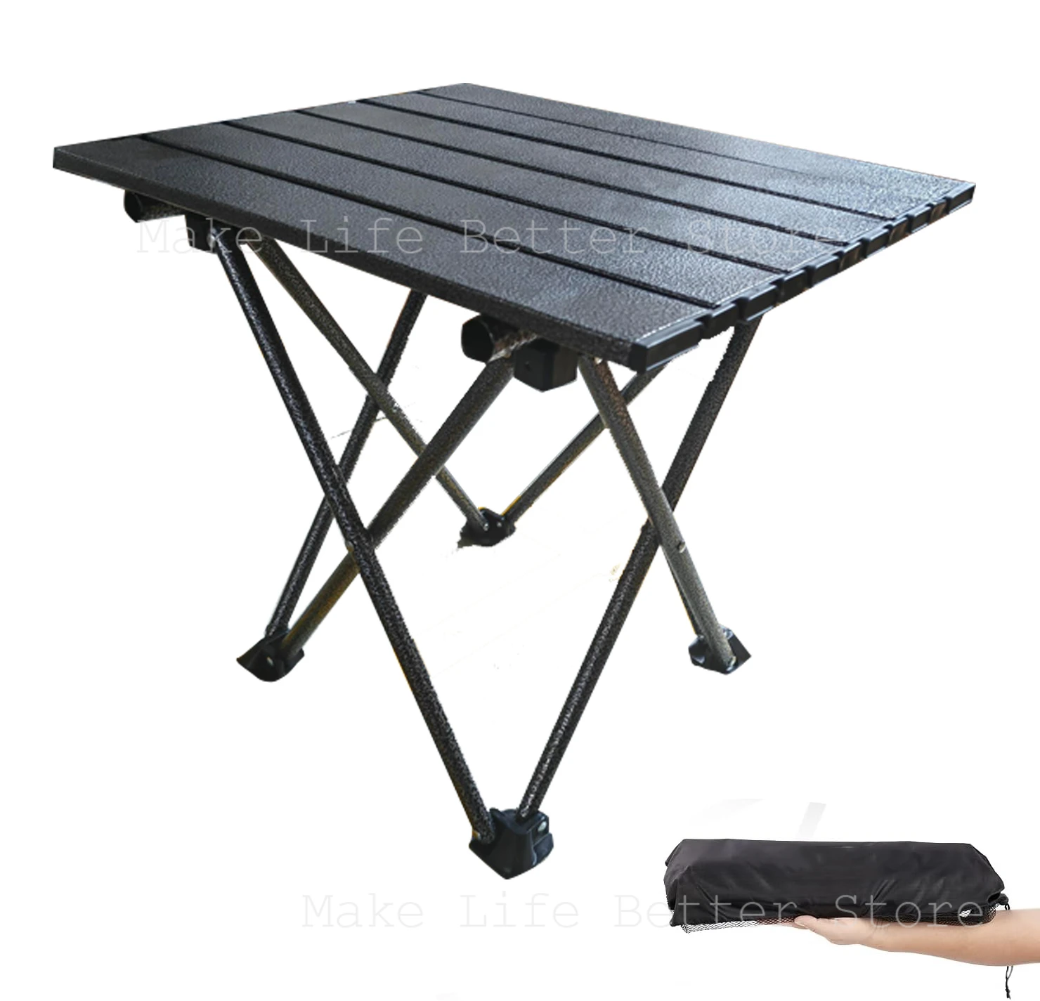 Picnic Camping Table Outdoor Portable Folding Desk With Easy Carrying Bag Lightweight Egg Roll Long Table