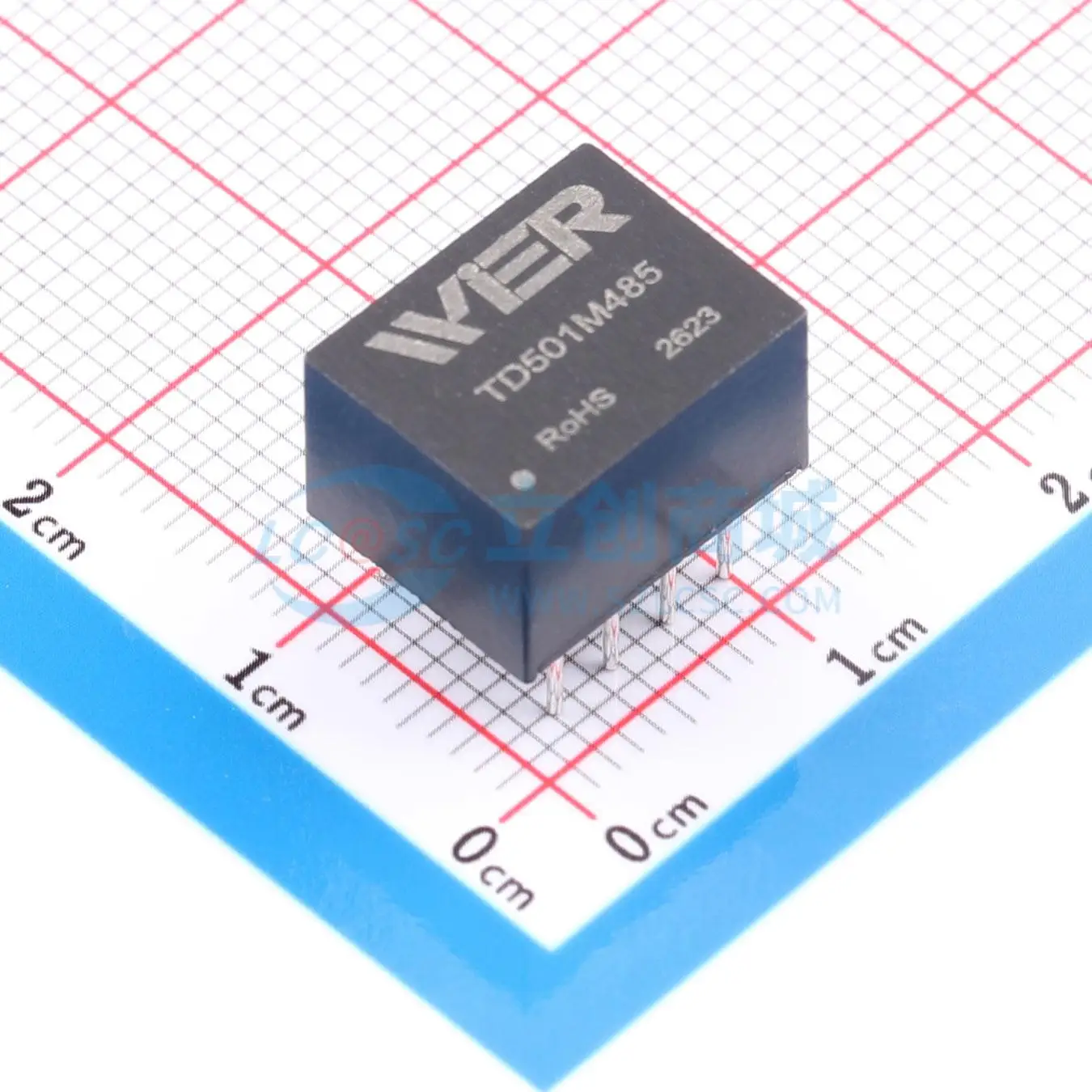 3pcs TD501M485 DIP 12.7x10.2mm RS485 Serial Communication Module for Smart Home System