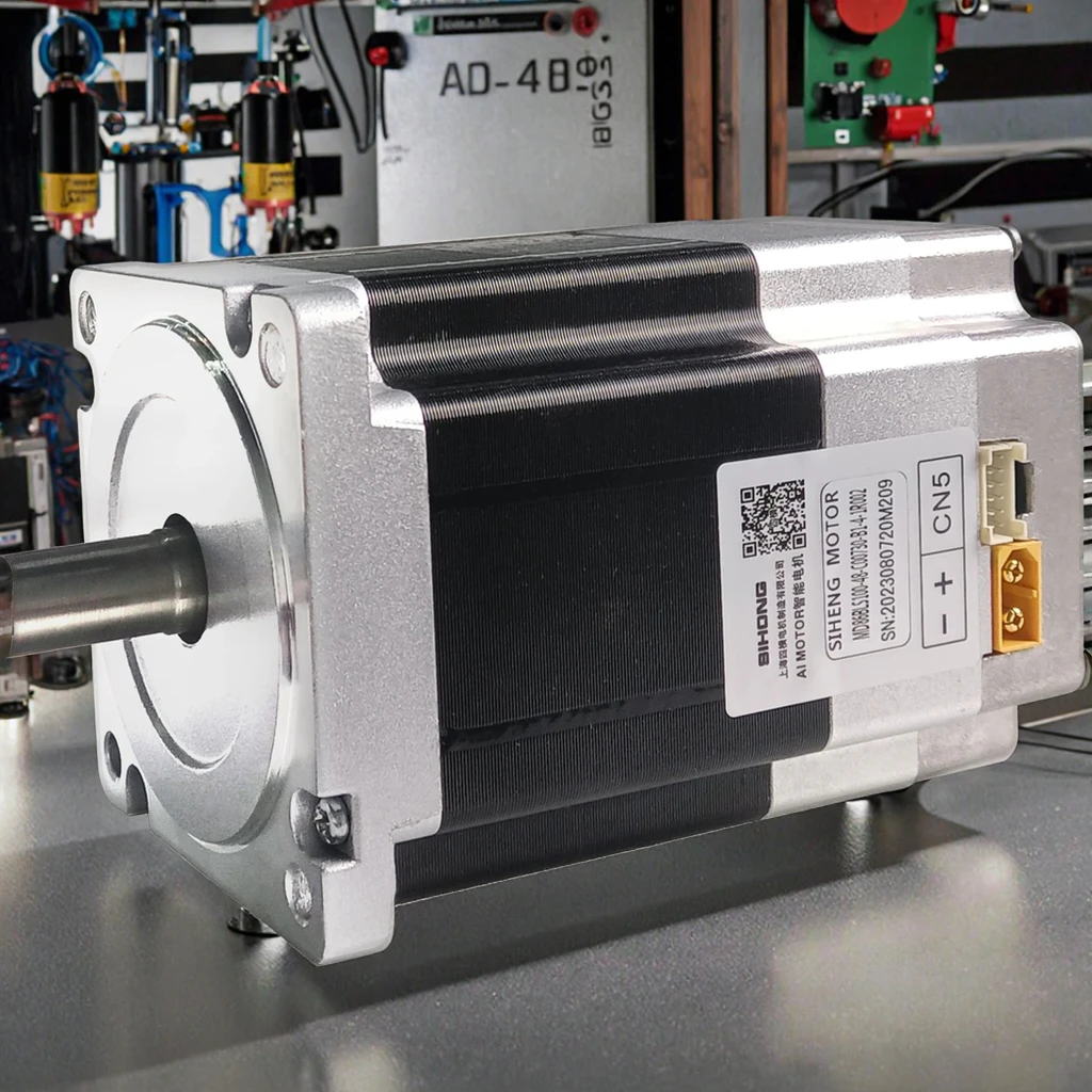 High-Performance 1000W 3.2nm Brushless Servo Motor Canopen Driver 48VDC 72VDC for AGV RGV Equipment Made Siheng Motor Factory
