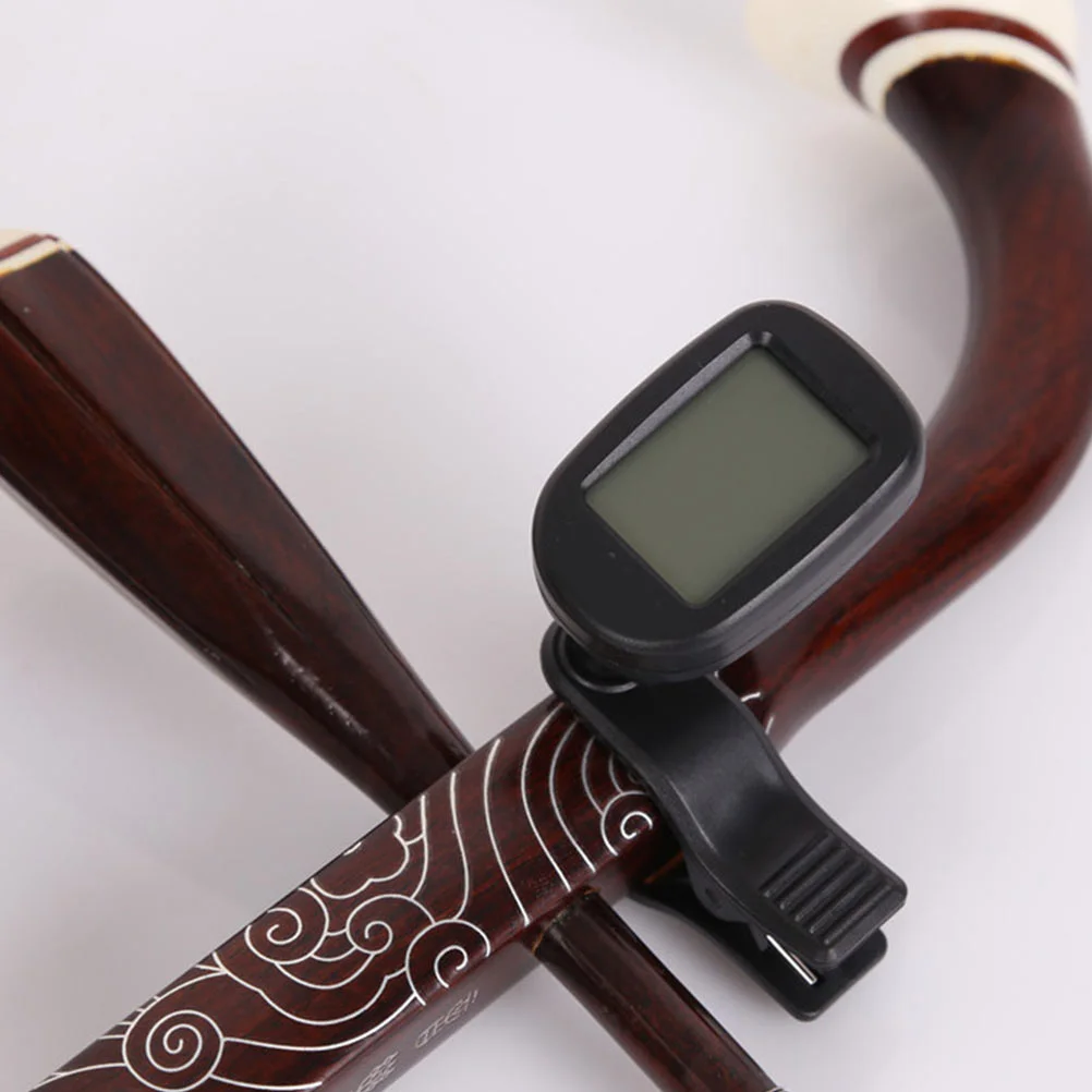 1 шт. тюнер Erhu, черный изысканный прочный пластик, металлический материал, инструмент для настройки музыкальных инструментов, гибкий, устойчивый к усталости