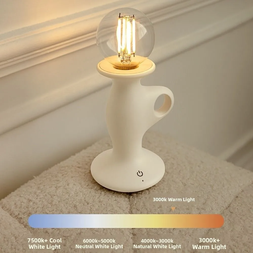 

Durable Dimmable Candle Shape Light Romantic Touch Control LED Atmosphere Lamp Energy Saving Soft Light Electronic Candle Study