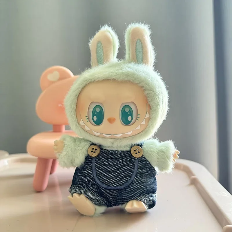 Labubu Clothes Labubu Designer Doll Clothes Original Labubu Luxury Toy Gift 17cm Doll Outfits Have A Seat Clothes