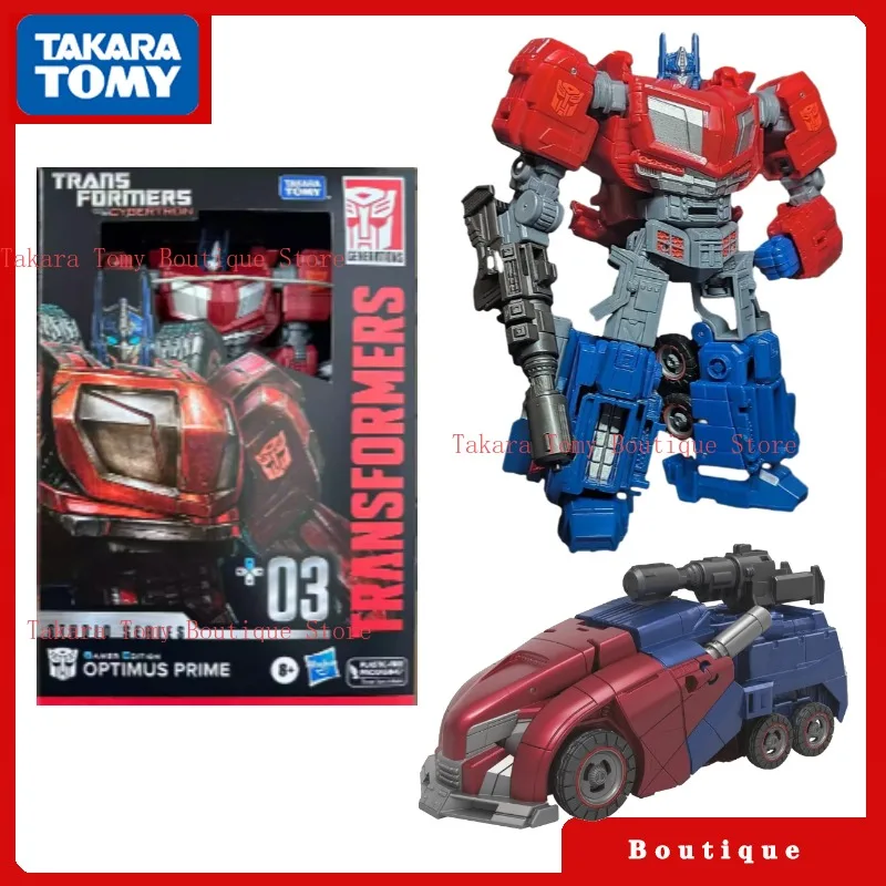 In Stock Transformers Toys Studio Series Gamer Edition Voyage Class WFC SS-GE-03 Optimus Prime Action Figures Autobots Hobbies