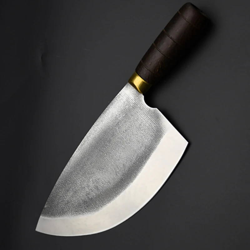 8.5 Inch Chopping Knife Spring Steel Blade Butcher Chopper Handmade Forged Kitchen Knives Chop Big Bone Meat And Poultry Tools view 3