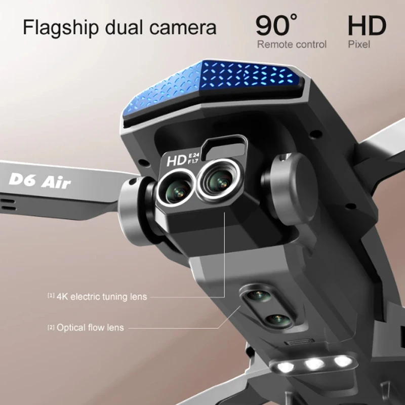 Mijia D6 Drone 4K Professionele 8K 5G Hd Camear Rc Quadcopter Helikopter Wifi Fpv Afstandsbediening Vliegtuig Kerst Cadeau Rc Speelgoed