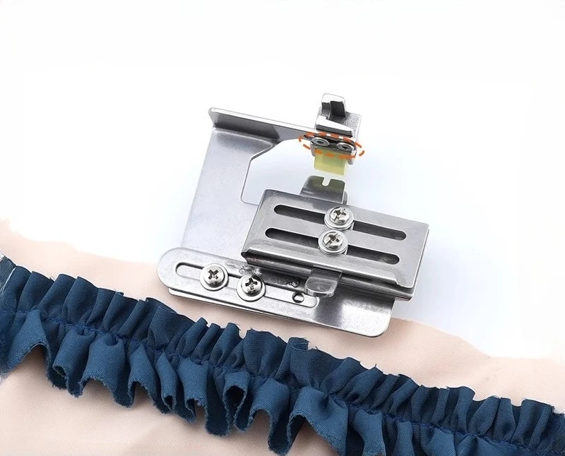 Wrinkle Roller Presser Foot Wrinkler Adjustable Sewing Accessories
