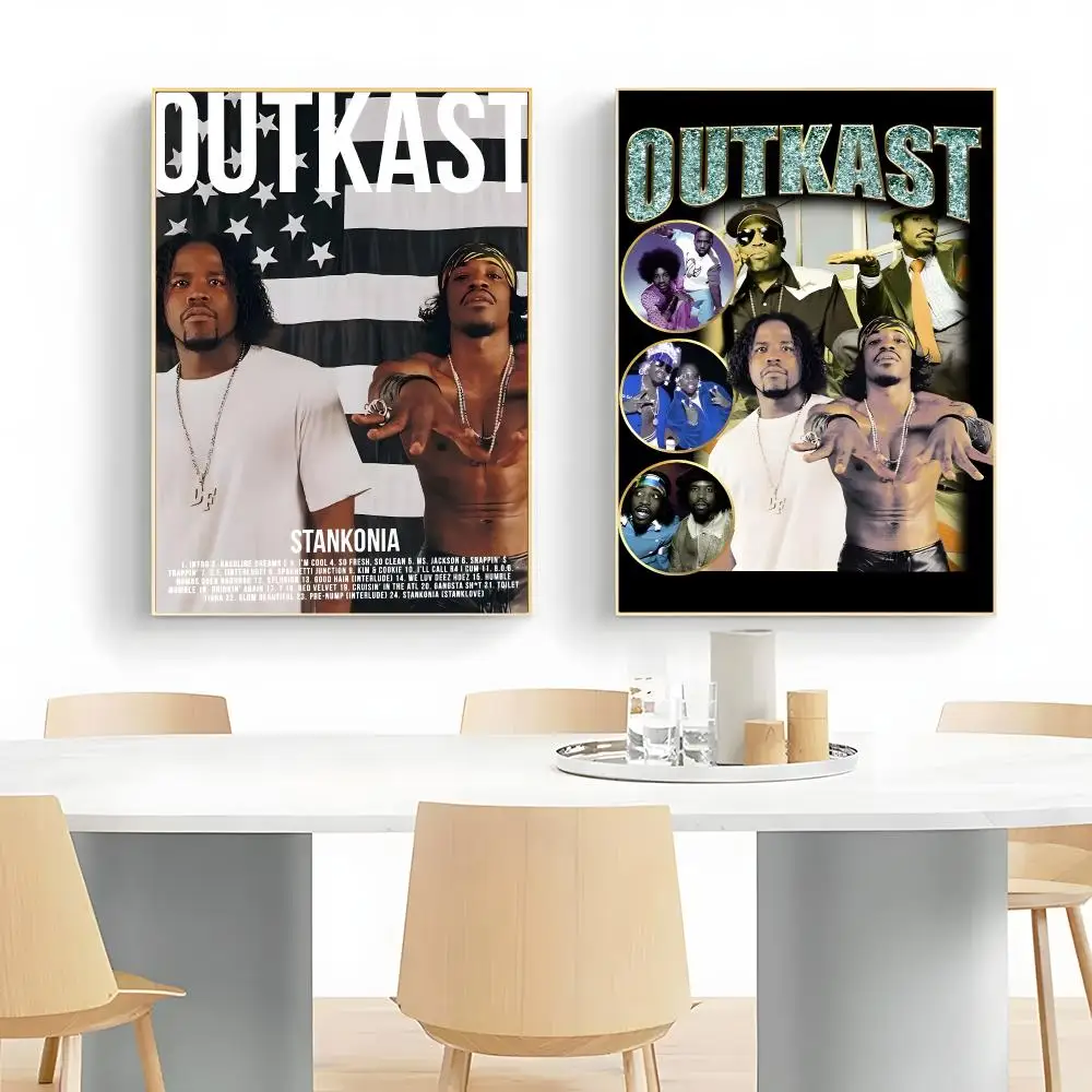 hip hop group o-OutKast Poster Wall Art Print Decorative Mural Home Decor Gift Unframed