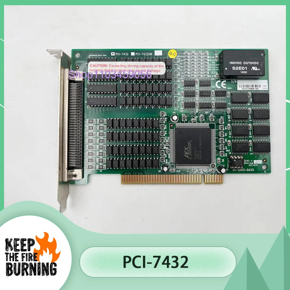 

PCI-7432 64-Channel Isolated High-Speed Digital IO Card