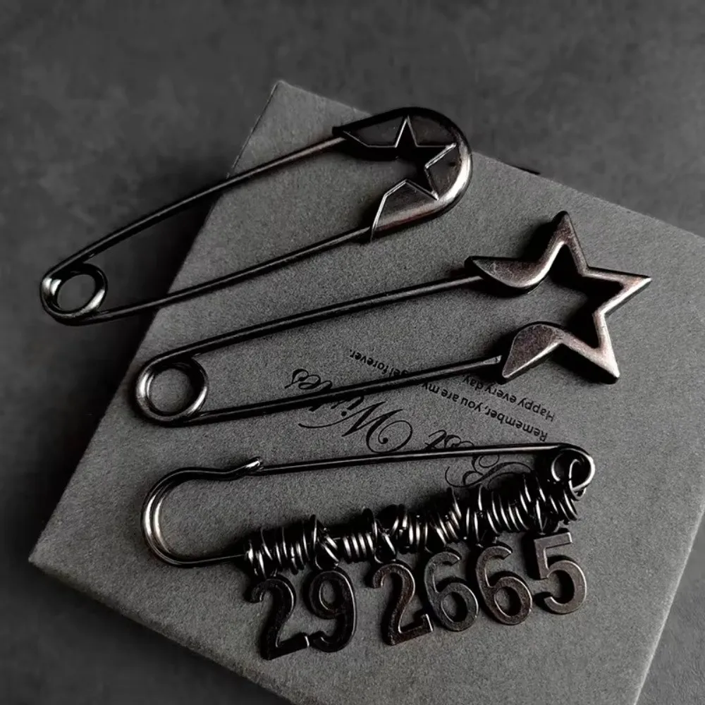

Elegant Adjustable Retro Large Pins Fixed Needle Zinc Alloy Lapel Pin Clothing Metal Safety Pins Jeans Dress Scarf Accessories