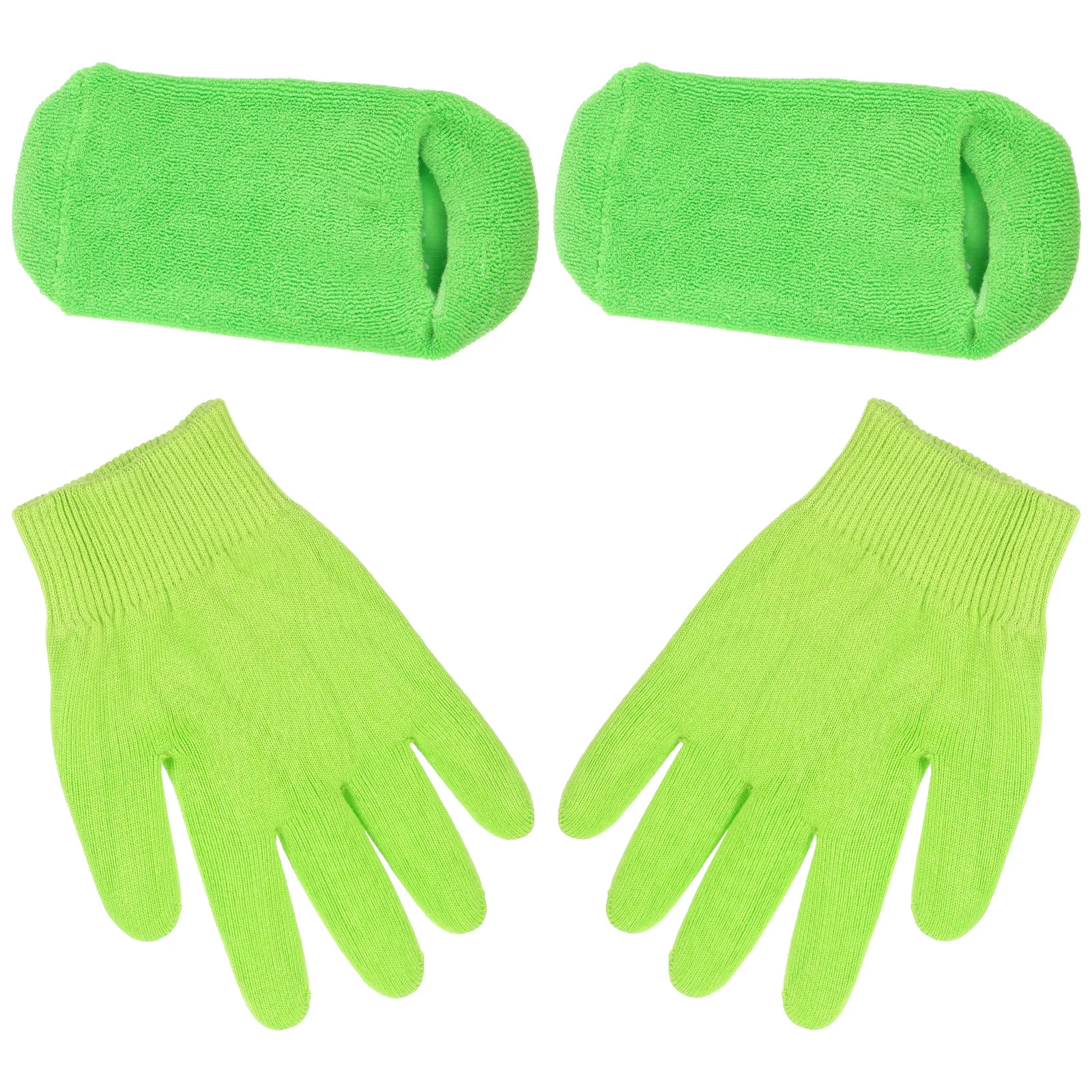 

1 Set Moisturizing Gloves Socks Hand Foot Care Soft Reusable Overnight Lotion Gloves For Women Hydration Lightweight Breathable