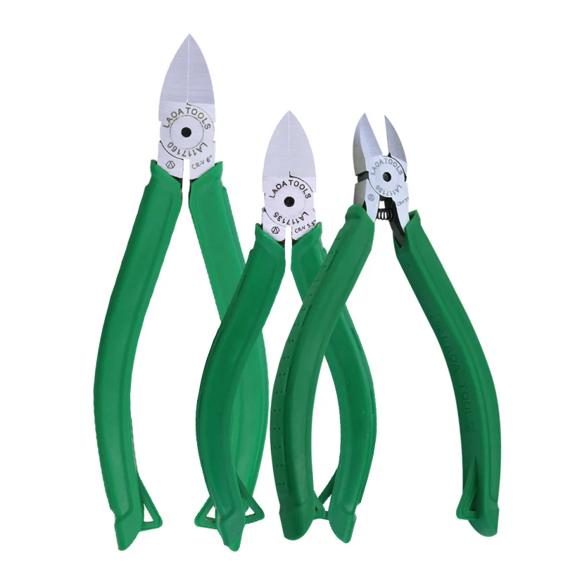 LAOA Cr-V Plastic Pliers Diagonal Pliers Cable Cutters Cutting Electrical Wire Side Snips Jewelry Electrictrician Tool