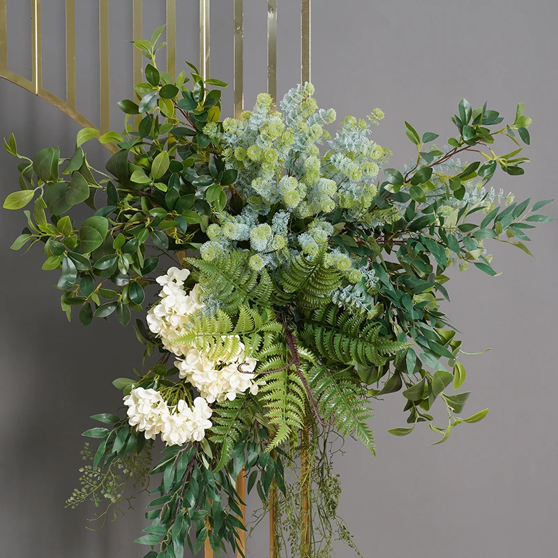 LIFKOME 10pièces Fleurs Artificielles Décoration Murale Tige pour Mariage Et Intérieur Accessoire Floral Vif Et Rouge