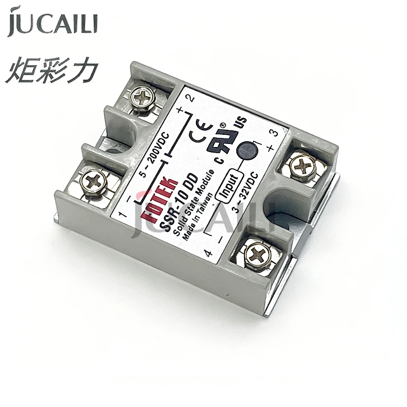Jucaili printer SSR-10DD/25DD/30DD/40DD power supply relay for large format printer Electronic relay